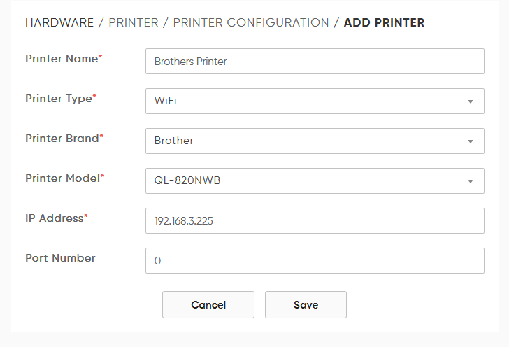 brother printer l6200dw cannot be installed in different vlan